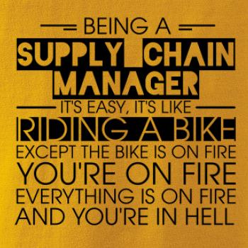 Being a supply chain manager - bike