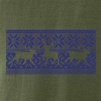 Jelen ve vánočním vzoru