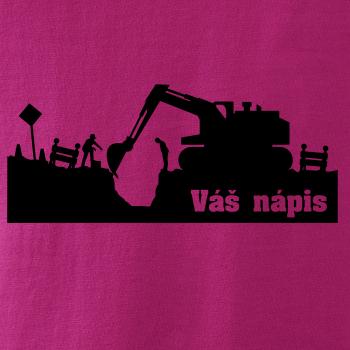 Zemní práce - silueta (váš text)