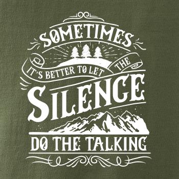 Nature talking about silence