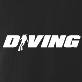 Diving nápis potápěč Diving nápis potápěč