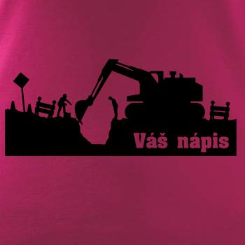 Zemní práce - silueta (váš text)