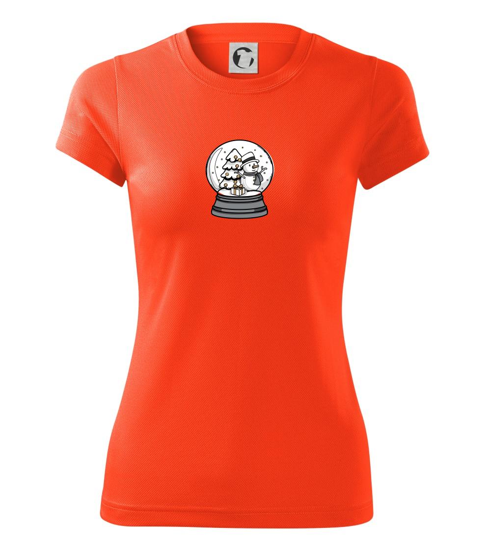 Sněhová koule se sněhulákem