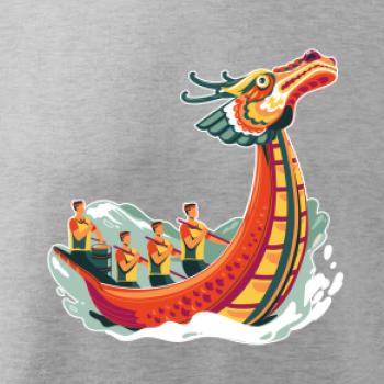 Dračí lodě při závodě