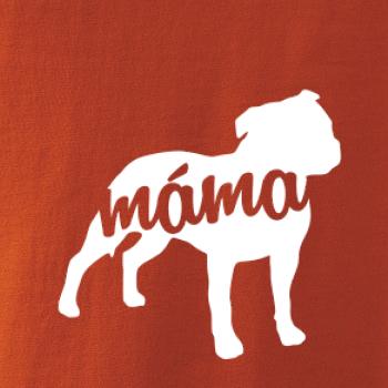 Stafordširský bullteriér máma obrys