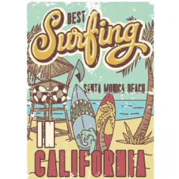 Santa Monica Beach Surf