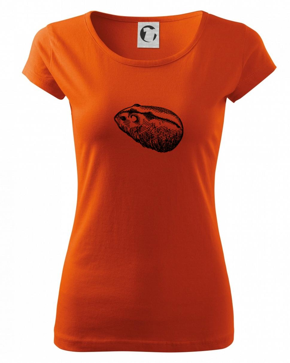 Tužkou kreslený Křeček 