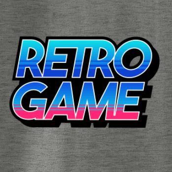 Retro game nápis barevný