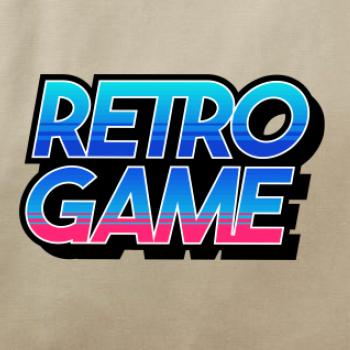Retro game nápis barevný