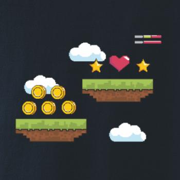 Gamer - stará hra - mince a mraky