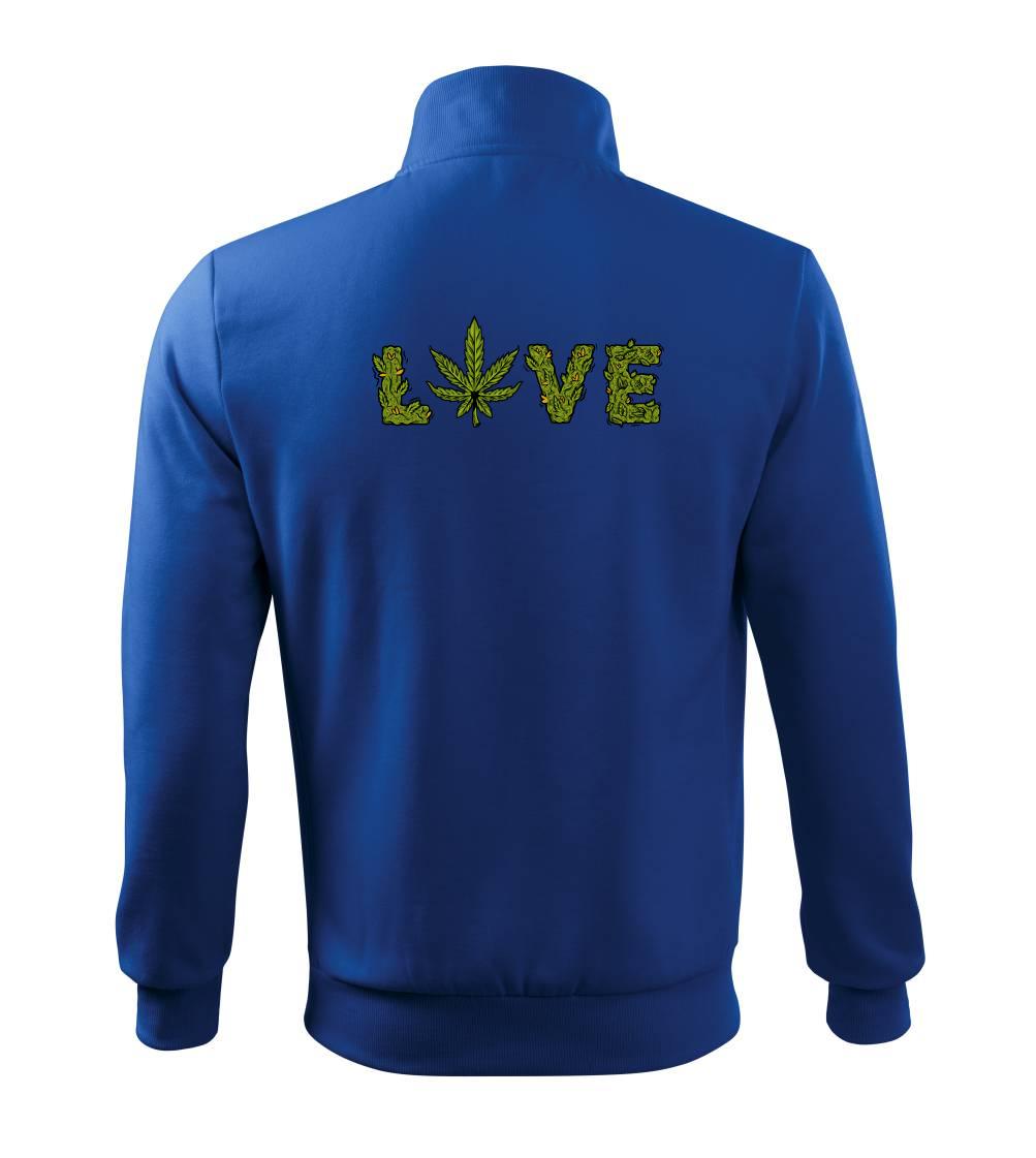Konopí nápis love Konopí nápis love