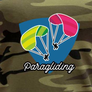 Paragliding dva padáky