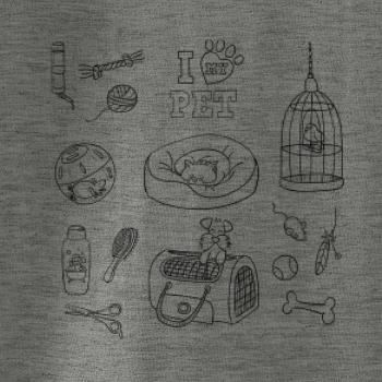 I love my pet - kreslený obrázek