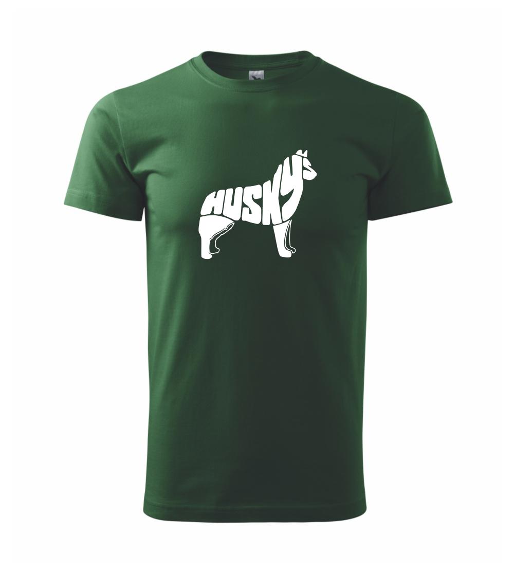 Husky - text v těle Husky - text v těle