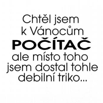 Chtěl jsem k Vánocům počítač