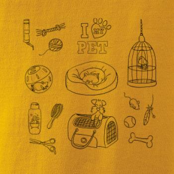 I love my pet - kreslený obrázek