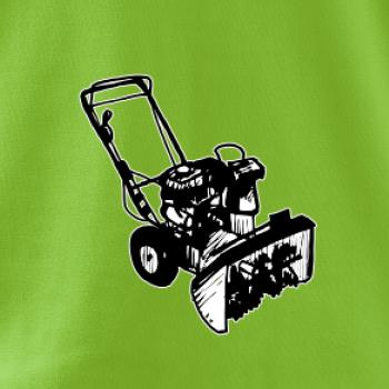 Sněhová fréza kresba