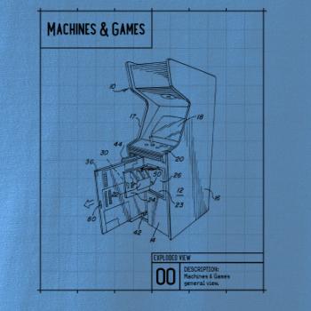 Nákres herní automat otevřený