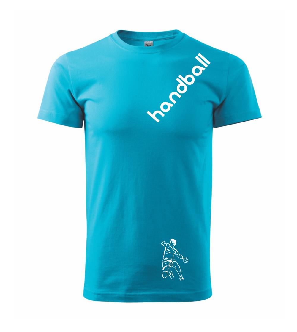 Handball nápis šikmo Handball nápis šikmo
