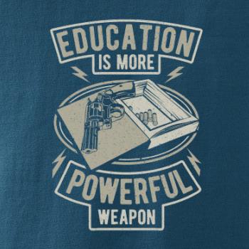 Education Is More Powerful Weapon