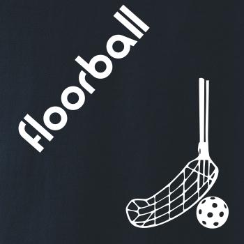 Floorball nápis šikmo
