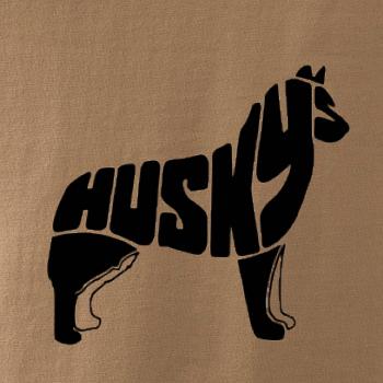 Husky - text v těle Husky - text v těle