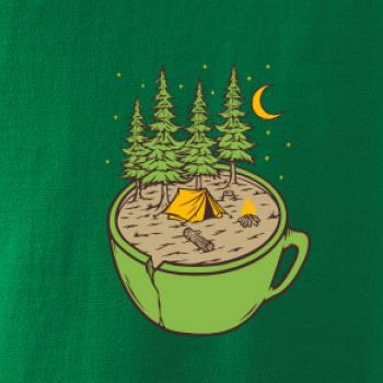 Hrnek plný stanování