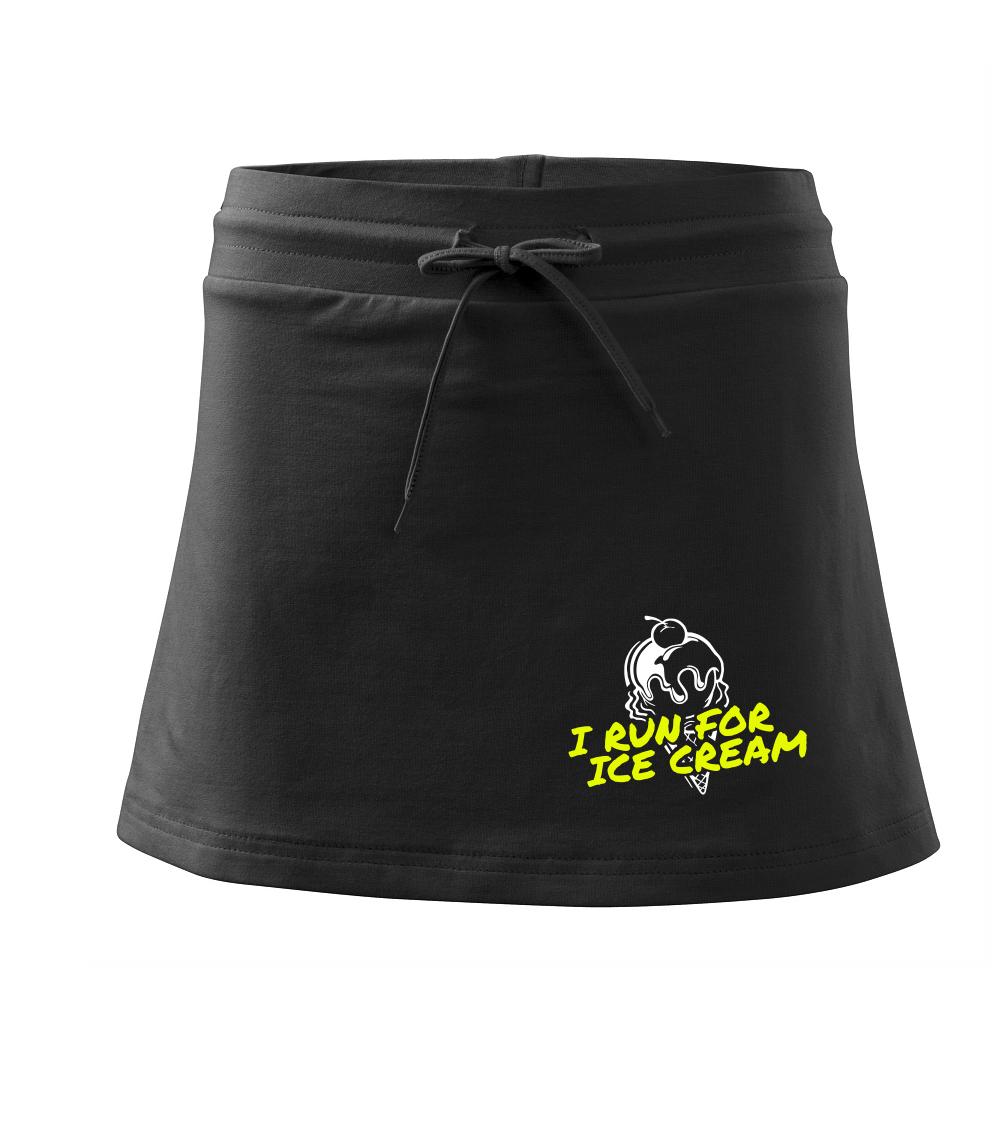 I Run for Ice Cream - Sportovní sukně - two in one