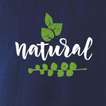 Natural - nápis v listech