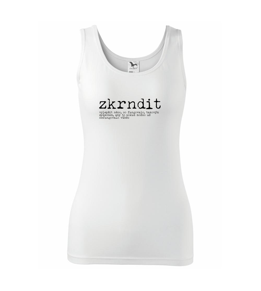Čeština 2.0 - Zkrndit - Tílko triumph