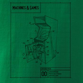 Nákres herní automat otevřený