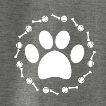 Tlapka míč kost pes