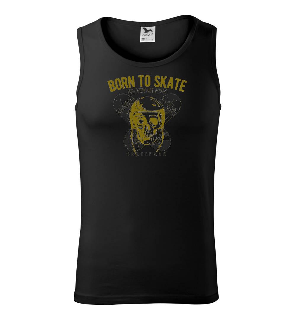 Born to skate skull - Tílko pánské Core