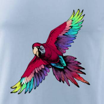 Papoušek kreslený letící