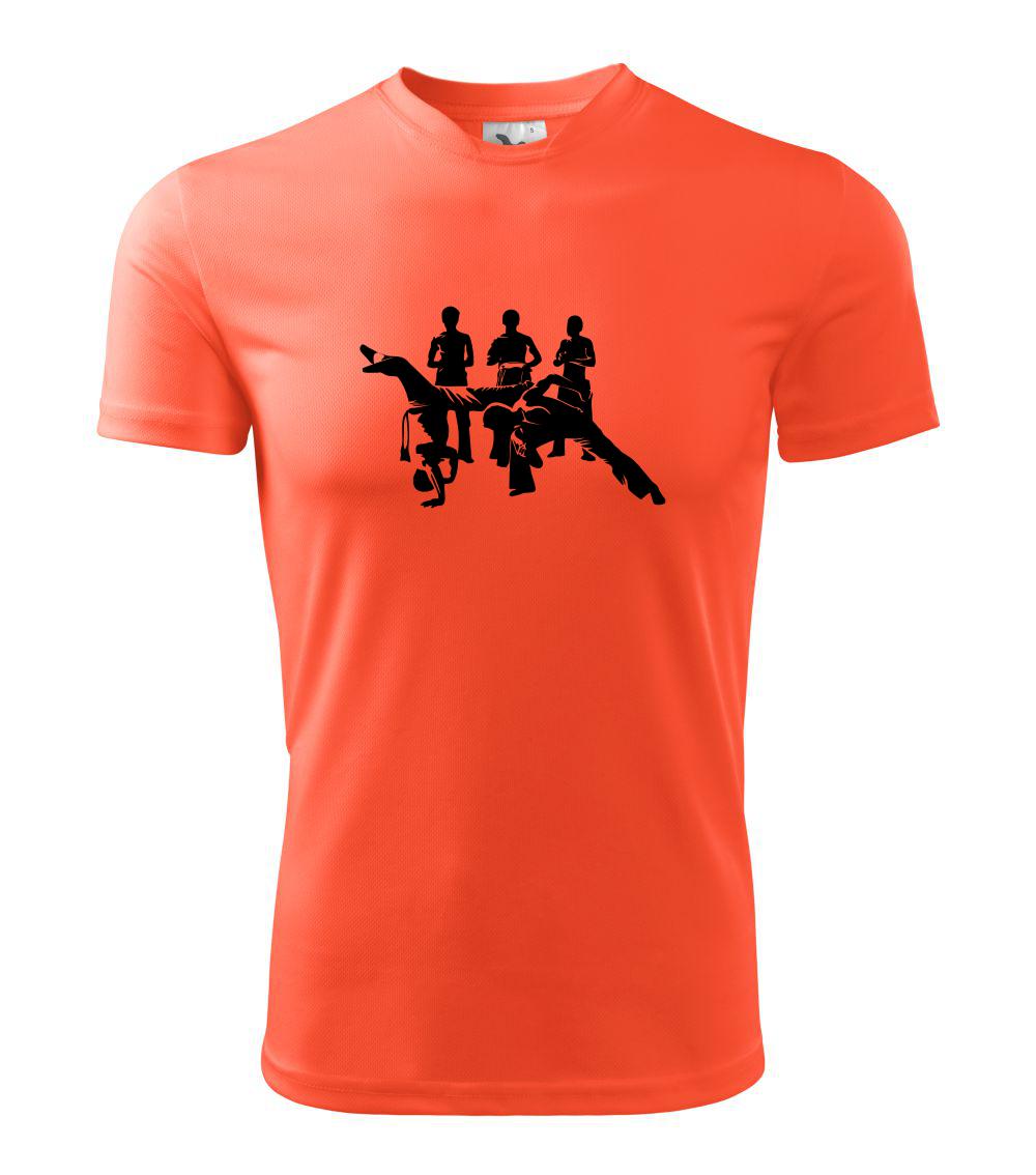 Capoeira všichni - Dětské triko Fantasy sportovní (dresovina)