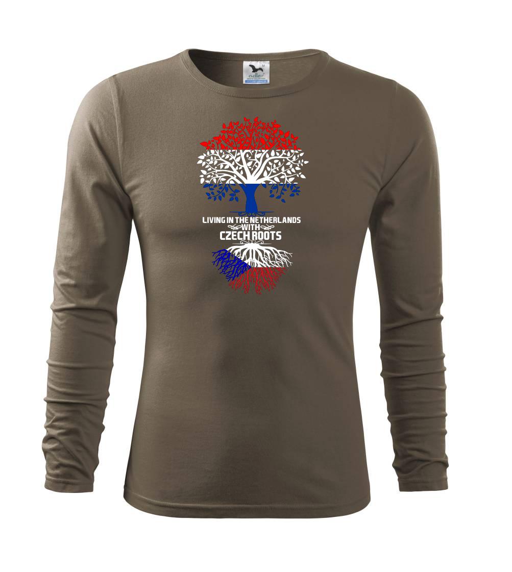 Living in the Netherlands with Czech Roots - Triko s dlouhým rukávem FIT-T long sleeve