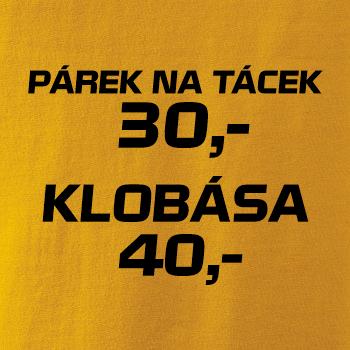 Párek na tácek a klobása