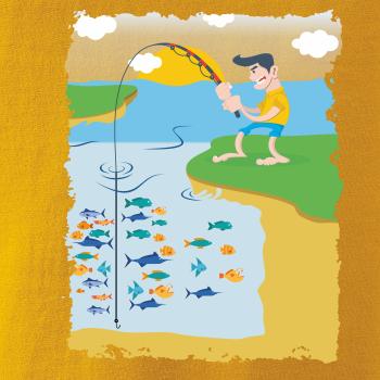 Rybář který má smůlu barevný