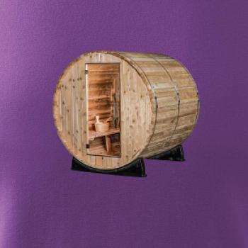 Venkovní sauna z boku