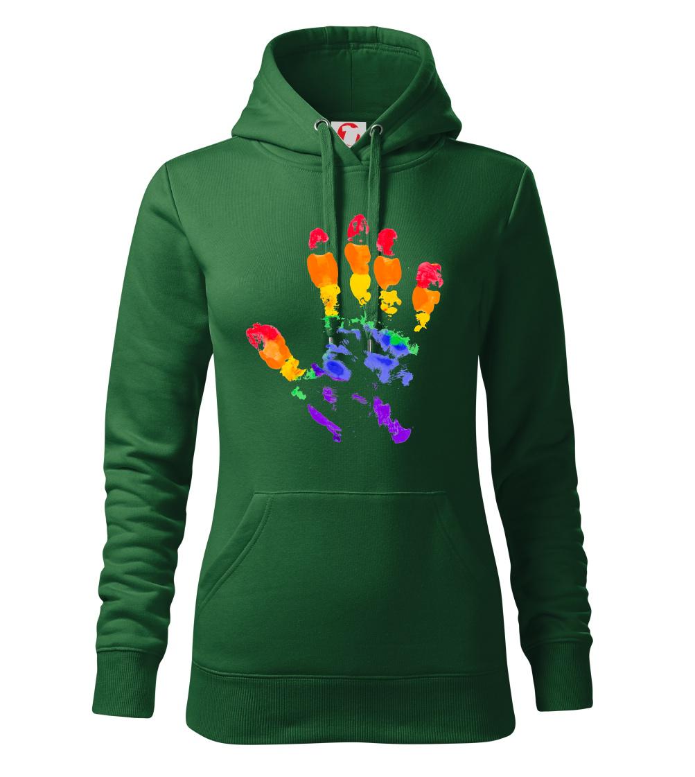 LGBT hand print LGBT hand print
