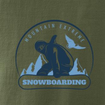 Mountain extreme snowboarding kulaté