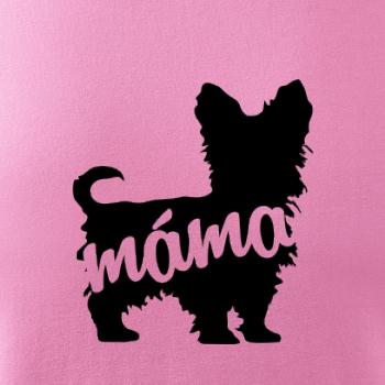 Jorkšírský teriér máma obrys