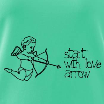 Start with love arrow