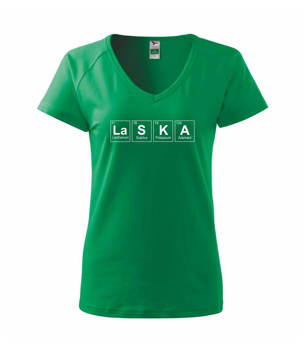 Láska  - periodická tabulka - Tričko dámské Dream
