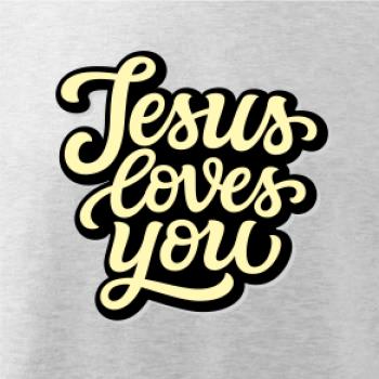 Jesus loves you - psací písmo