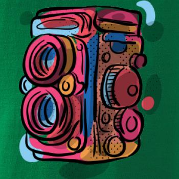 Foťák barevný - dvě čočky