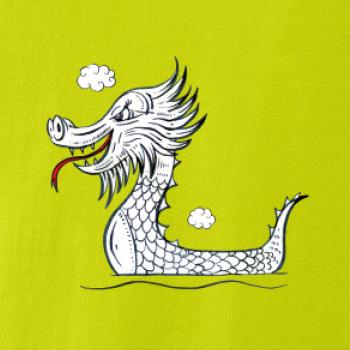 Dračí lodě olejomalba