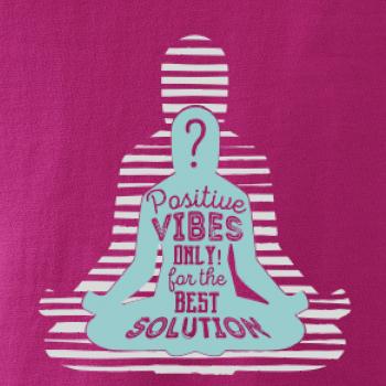 Joga - think positive šedá