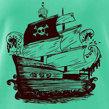 Pirátská loď malovaná