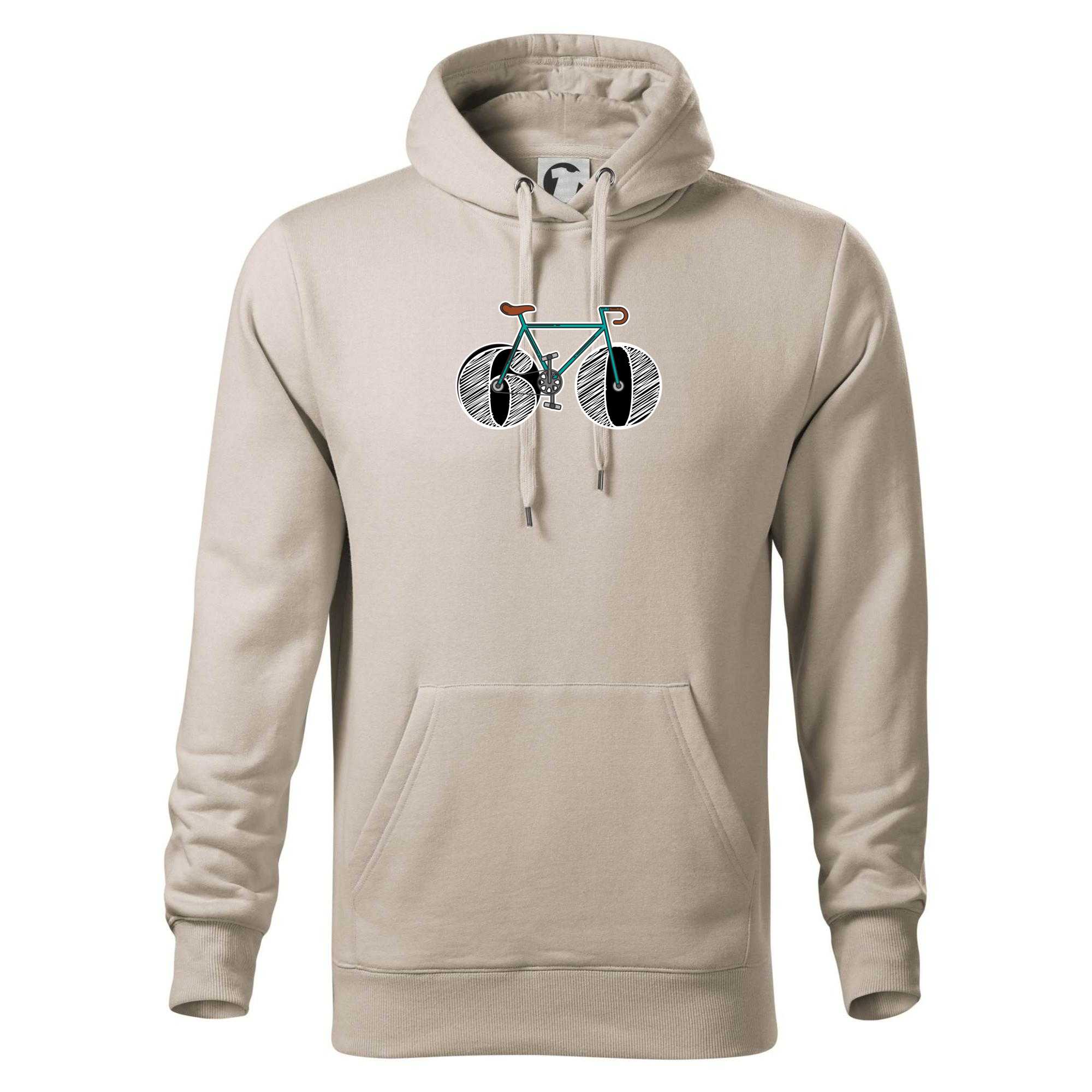 Narozeniny 60 let na kole - Mikina pánská Cape s kapucí - 4XL ( Ledově šedá )